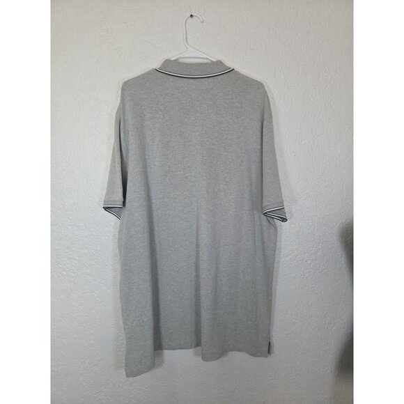 Polo Ralph Lauren Polo Shirt Mens 2XL Gray Stretch Mesh Big Pony Classic Fit - Picture 5 of 7